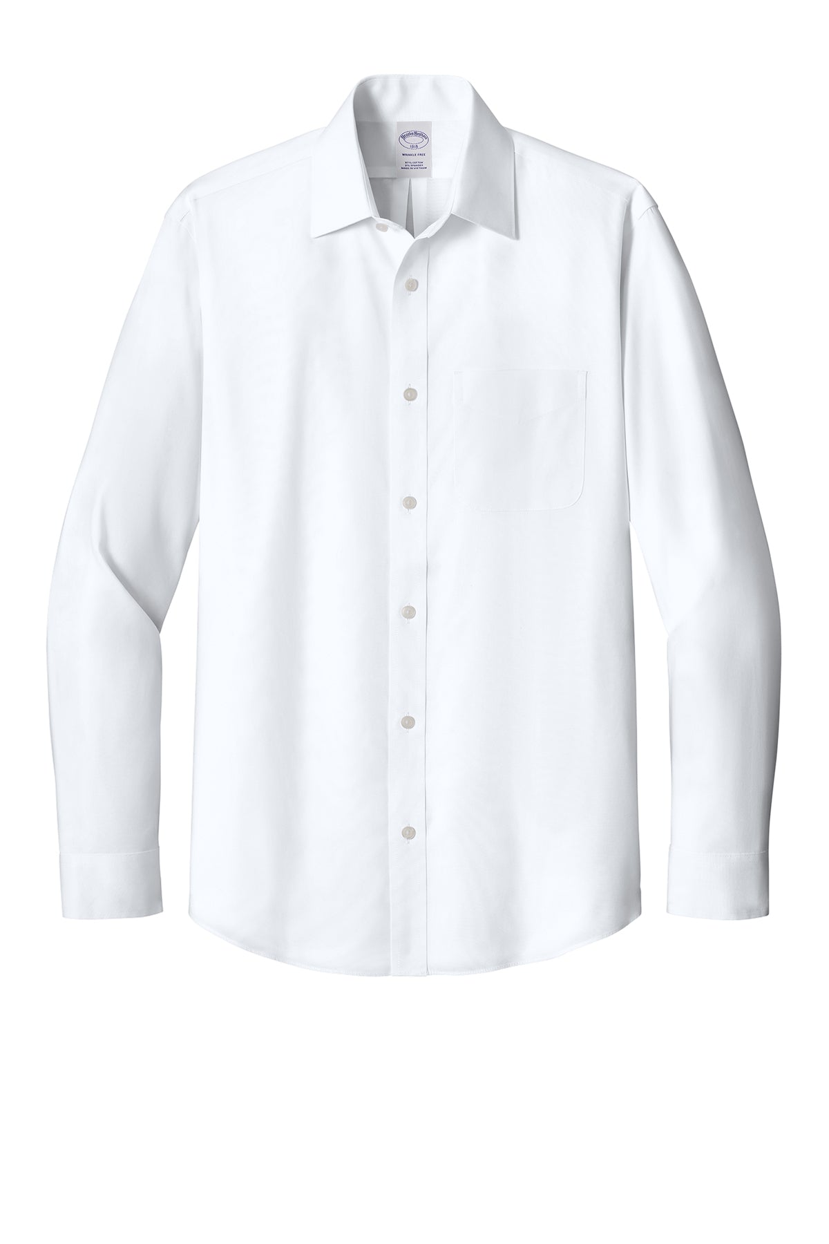 Brooks Brothers Wrinkle-Free Stretch Pinpoint Spread Collar Shirt